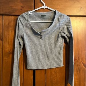 Wild Fable. Long sleeved Gray shirt